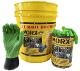 3.5mil Green Biodegradable Nitrile Gloves (100)pcs