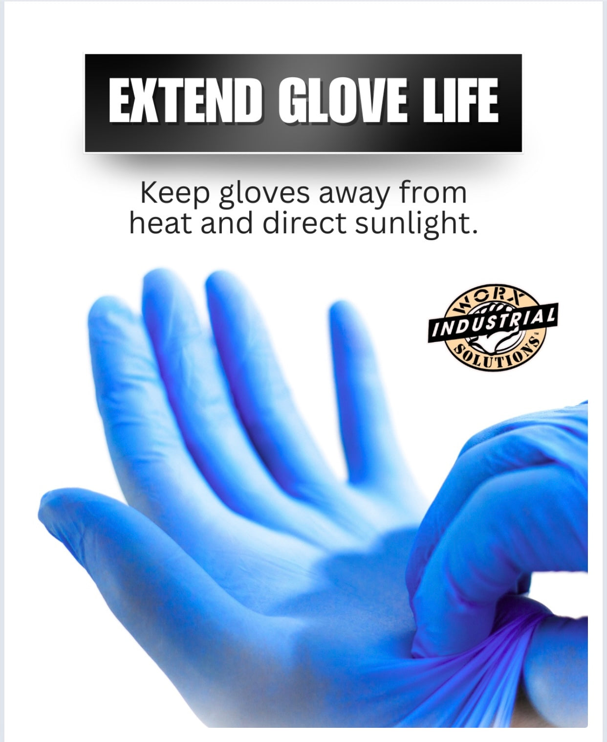 10mil Nitrile long cuff 12pack