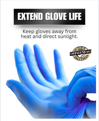 10mil Nitrile long cuff 12pack
