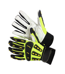 Hi-Viz Goat Skin Mechanics Glove