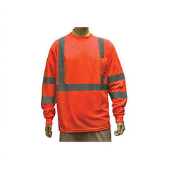 Orange & Lime green Hi Viz Long Sleeve T- Shirts