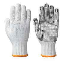 Cotton / Polyester Blend w PVC Dotts /Doz