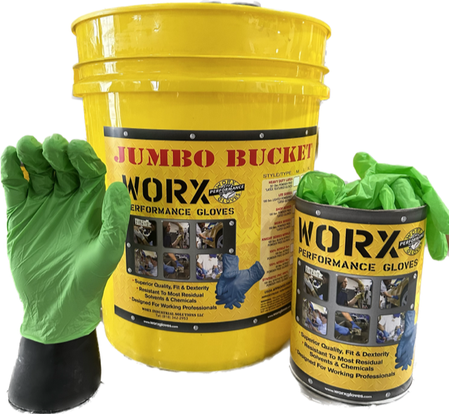 3.5mil Green Biodegradable Nitrile Gloves (1000 )pcs