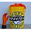 Orange diamond textured Nitrile 8.5mil Thick powder free Textured 50pk