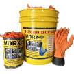 Orange Nitrile 8mil Jumbo Bucket 500pcs