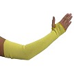 Dupont Kevlar Sleeves with Thumbhole 24 inch long 2 Ply 3 inch Wide Yellow (Pair)