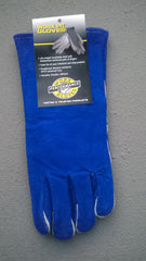 Blue leather Welding Glove / Pair